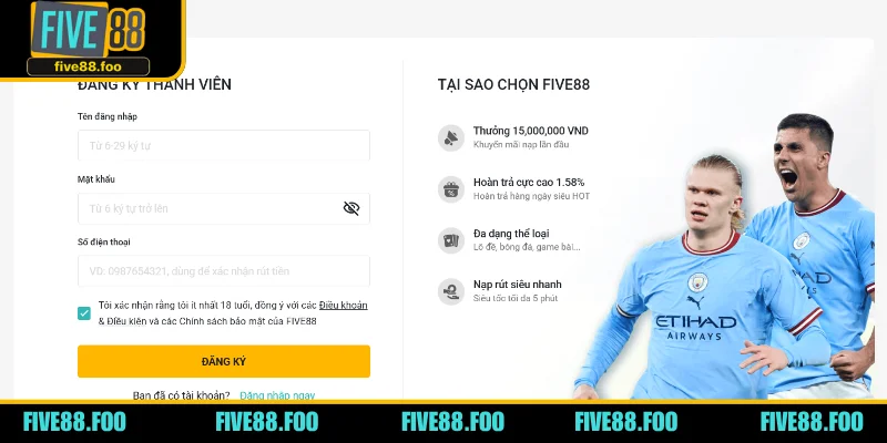 Hội viên chỉ được phép đăng ký 1 tài khoản cá cược